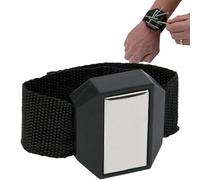 Bracciale Magnetico Per Viti - Polsino Con Supporto Magnetico Per Pin, Braccialetto Magnetico Per Utensili | Cintura Per Utensili Con Magnete Per Fissare Viti, Chiodi Per Uomo,Donna