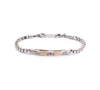 Bracciale Marlù Uomo Icons in Acciaio Zircone 30BR0022R