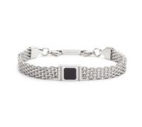 Bracciale Marlù Uomo in Acciaio Onice 30BR0018-N