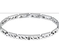 Bracciale Maserati Uomo Acciaio Logo Nero Collezione Iconic _JM124AVD34