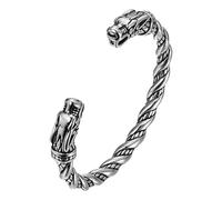 Bracciale Men - Anelli da braccio in lega di stile nordico, gioielli | Odin Wolf, bracciale retrò da uomo, di miti nordici, antichi gioielli, argento antico, Se référer à la