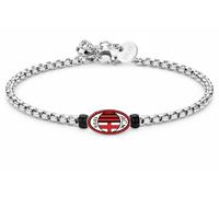 BRACCIALE MILAN IN ACCIAIO 316L CON SMALTO
