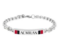 BRACCIALE MILAN IN ACCIAIO 316L CON SMALTO
