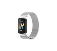 Bracciale Milanese Loop compatibile con Fitbit Charge 6Silver