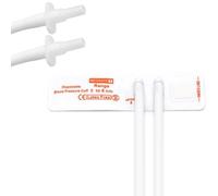 Bracciale monouso per pressione sanguigna 5 pezzi con doppi tubi + connettori BP05 per neonato #1 da 3-6 cm, bracciale NIBP di ricambio, bracciale BP in tessuto non tessuto
