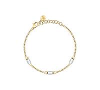 BRACCIALE COLORI ACCIAIO DORATO E PIETRE SILVER MORELLATO