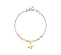 Bracciale Morellato Donna Farfalla Acciaio e Oro Giallo (SAUN35)