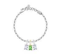 Bracciale MORELLATO Drops acciaio / 3 pietre colorate