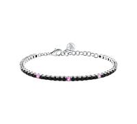 Bracciale Morellato Tesori Argento 925 Nero Rosa (SAIW259)
