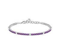 Bracciale Morellato Tesori Argento 925 Zirconi Viola (SAIW225)