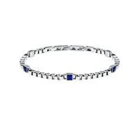 Bracciale Morellato Urban Uomo Silver con Zirconi Blu (SABH43