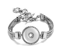 Bracciale multicatena Ginger Snaps 1 Snap SN90-11 (misura standard) Gioielli intercambiabili