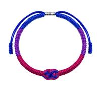 Bracciale Multiuso Intrecciato a Mano Corda Cotone Fatta a Mano Con Nodo Quadruplo Accessorio Versatile Per Tutte Le Età Polsino Intrecciato a Mano Per Uso Quotidiano