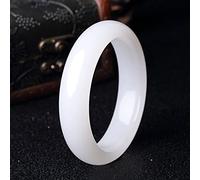 Bracciale Naturale Cinese Bracciale in Giada a Mano- Accessori per Il Fascino della Intagliato Accessori Amulet Men Women Lucky Reghi (Colore Gemma: 56-58mm)