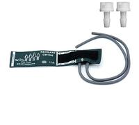 Bracciale NIBP con connettori BP18 per neonati, bracciale BP di ricambio in nylon a doppio tubo riutilizzabile da 6-11 cm con airbag interno per monitor della pressione arteriosa