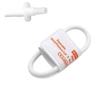 Bracciale NIBP monouso da 5 pezzi con connettore per neonati, bracciale sostitutivo per pressione arteriosa a tubo singolo da 3-6 cm con connettore BP05 in plastica,#1