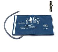 Bracciale NIBP universale connettore BP12 per adulti, bracciale BP di ricambio in PU riutilizzabile a tubo singolo riutilizzabile da 25-35 cm con airbag interno per monitor della pressione arteriosa