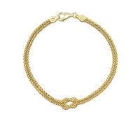 Bracciale nodo a due fili realizzato in Argento 925 mod. BR041