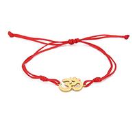 Bracciale Om per Uomini e Donne Bracciali Amuleto in Acciaio Inossidabile con Simbolo Indù Om Bracciali Charm Yoga Bracciale Regolabile Gioielli Ipoallergenici (oro)