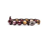 Bracciale originale tibetano Tamashii realizzato con pietre naturali MOKAITE