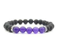 Bracciale Ornella - Nero / Viola