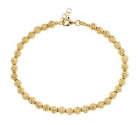 Bracciale oro Bianco 18 kt sfere da 5mm gioielli donna uomo regalo matrimonio