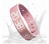 Bracciale Orologio Da Polso - Silicone Semplice Sport Orologio Digitale, Allarme Sveglia Regolabile | Extra Forte Con Sveglia, Braccialetto Vibrante Personale Per Sport Scolastici Da Donna Da