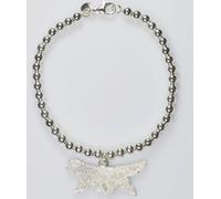 Bracciale pallini Terranova che cammina grande picchiettato con il diamante in a