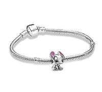 Bracciale Pandora in argento Sterling Disney Lilo Stitch con ciondolo, 16 cm