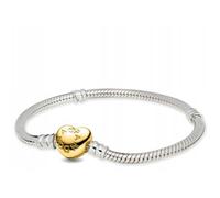 BRACCIALE CHIUSURA A CUORE ORO DONNA PANDORA