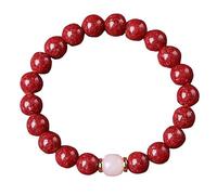 Bracciale Panzhu, Rosario Buddista, rosari, Bracciale cinabro Naturale, Braccialetto Feng Shui, cinabro di, Braccialetto di Perline di Buon auspicio, Anno di Nascita, Talismano per Le Donne,