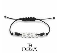 BRACCIALE PAPA’ “I LOVE DAD” ARGENTO 925 FESTA DEL PAPA’ INCISIONE NOME