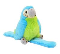 Bracciale Parrot Slap, materiale in acciaio peluche | Polsino giocattolo per con anello di schiaffo simulato 17 cm, abbracciatore di animali colorato per la collezione di bambini e decorazione