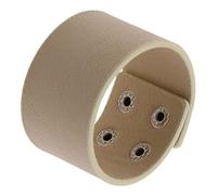 Bracciale Pelle Uomo, Braccialetto Da Polso Largo In Pelle Semplice E Intrecciato A Mano, Braccialetti Regolabili In Pelle Con Anello Alla Moda, Per Uomo E Donna, Colore Della Pelle