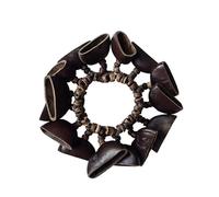 Bracciale per accompagnamento di danza, bastoncino con sonaglio di frutta naturale, strumento per terapia del suono,D