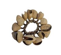 Bracciale per accompagnamento di danza, bastoncino con sonaglio di frutta naturale, strumento per terapia del suono,A