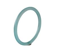 Bracciale per braccialetto da donna giada, braccialetti di braccialetti di calcedonio azzurro da 6 mm, braccialetto di giada da ragazza, buona fortuna, per donne, con gioielleria, 54-62 mm, 56 mm