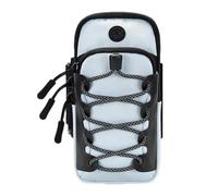 Bracciale per cellulare - Supporto per cellulare - Borsa da braccio per cellulare - Borsa sportiva riflettente con cinturino regolabile, supporto impermeabile per cellulare, reggiseno