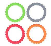 Bracciale per Dentizione Bambino in Silicone - 4 Pezzi Massaggio Sensuale Raffreddante Resistente al Calore