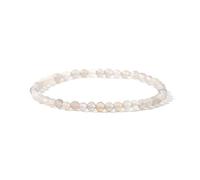 Bracciale per donne 4 mm mini pietra naturale in pietra naturale Energia braccialetto elastico uomo donna coppia semplice per viaggi per via libera da viaggio per viaggi di moda amicizia gioielli