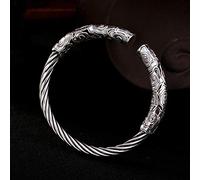 Bracciale per Donne, Braccialetto di Nazionale Originale/Svuotato Stick Stick Braccialetto personalità retrò Tendenza Uomo e Donna Coppia Abbigliamento in Stile Cinese AC