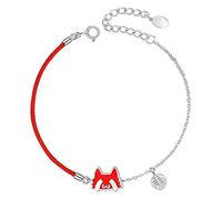 Bracciale per Fascino della Caviglia per Animali Domestici Kitten per Donne 925 Bracciale Regolabile mandati, parenti, Madri, mogli, Regalo di Compleanno di Migliori Amici