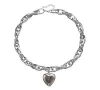 Bracciale per il cuore per donne collana a catena roba oro per donne Braccialetti di collegamento regolabile a catena (Uniform Size)