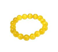 Bracciale per la pulizia del corpo in diaspro giallo 2021 braccialetti di coppia di cristalli giallo opale per gioielli da donna