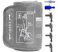 Bracciale per misuratore di pressione sanguigna per macchina Omron, 22-52 cm, misura media, con 6 connettori universali, monitor digitale BP regolabile, cinturino di ricambio per braccio adulto (XL