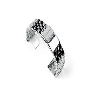Bracciale per orologio in acciaio inossidabile massiccio di qualità da 20 mm 22 mm 24 mm adatto per cinturini per orologi Breitling AVENGER NAVITIMER SUPEROCEAN Band (Band Color : Silver strap, Size :