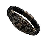 Bracciale per Veterano Braccialetto Orgoglioso, Comodo e Collezionabile | Gioiello Bracciale Da Collezione A Tema Veterano Per Papà, Marito, Famiglia, Per Il Compleanno E La Festa Del