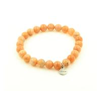 Bracciale Perle Pietra Di Sole D'Africa Qualità 7A 8 Mm. Fabbricato In Francia.