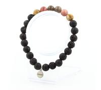Bracciale Perle Zaffiro Di Mogok, Birmania, Myanmar + Pietra Di Sole Fabbricata