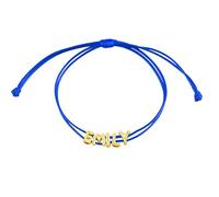 Bracciale Personalizzato con Lettere 3D a Bolle, Bracciale Personalizzato con Iniziali a Bolle per le Donne, Bracciale con Perline con Nome, Gioielli con Nome Personalizzato per Donne Mamma Ragazze